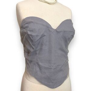 ASOS Design Corset Crop Top